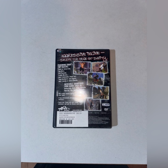 Aggressive Inline PlayStation 2 PS2 Complete In Box Tested Working CIB - Picture 8 of 9